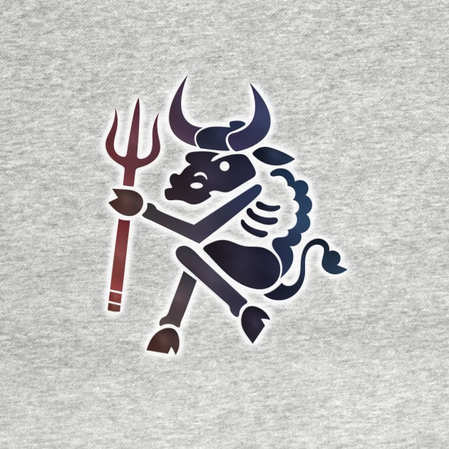 Forking Bull (iconic Logo) by karlfrey